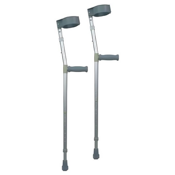 Adjustable Aluminum Forearm crutches - Pair of Crutches