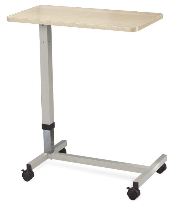 Adjustable Overbed Bedside Table With Wheels