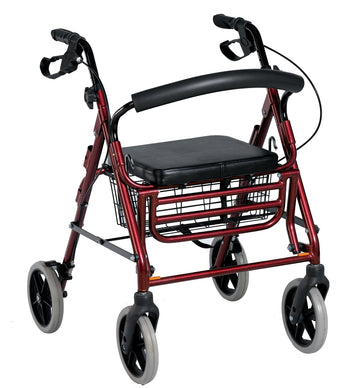 8' Inches Wheels Rollator with Footrest