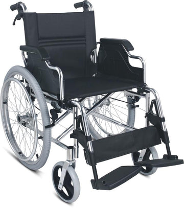 Aluminum Wheelchair Foldable Armrests and Removable Footrests