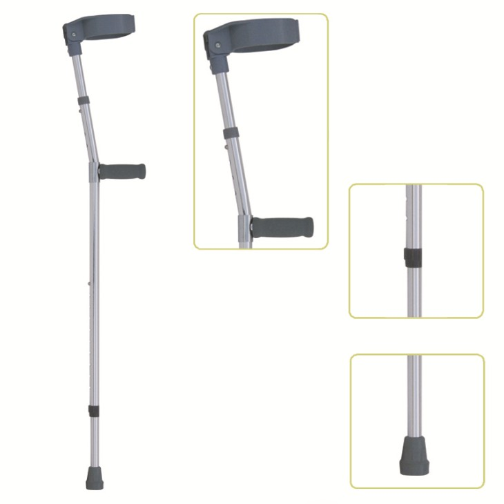 Adjustable Aluminum Forearm crutches - Pair of Crutches