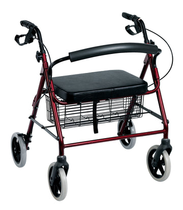 Heavy Duty Aluminium Rollator 150Kg Capacity