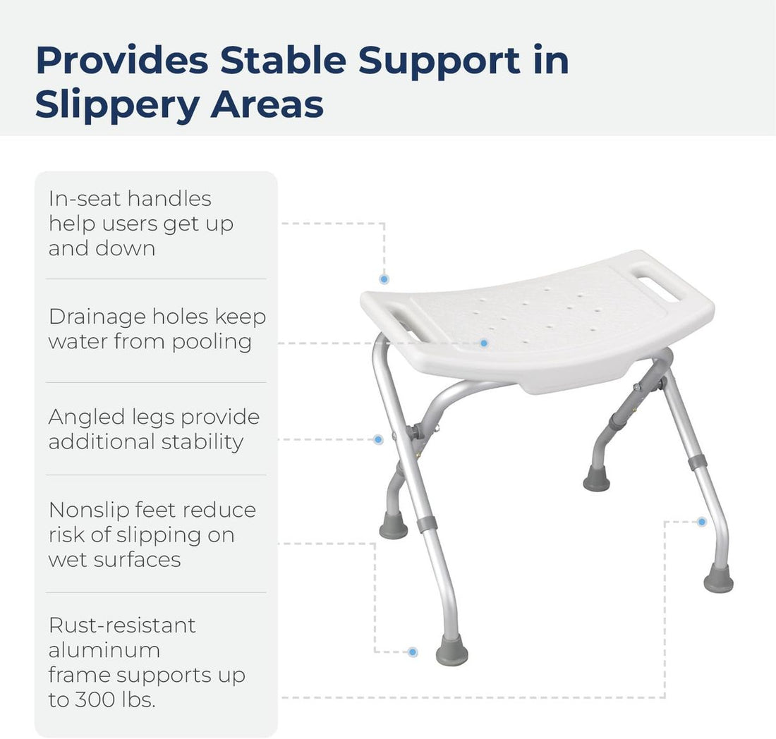 Foldable Aluminum Shower Chair