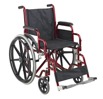 Lightweight Comfortable Steel Manual Foldable Wheelchair for disabled elderly