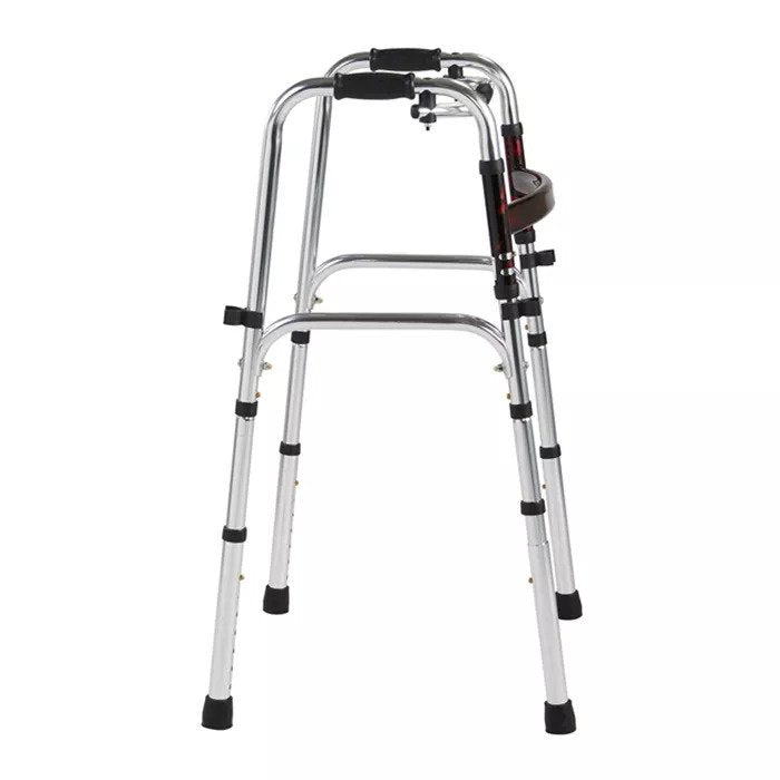 folding walker with seat for disabled and eldely people