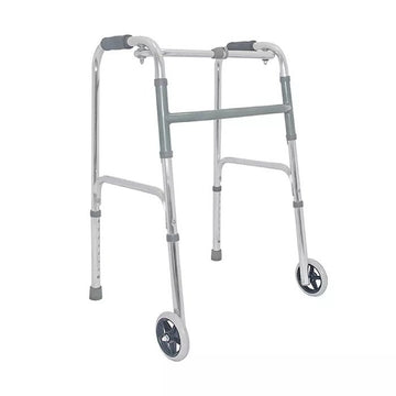 Folding Walker With Height Adjustable With Wheels